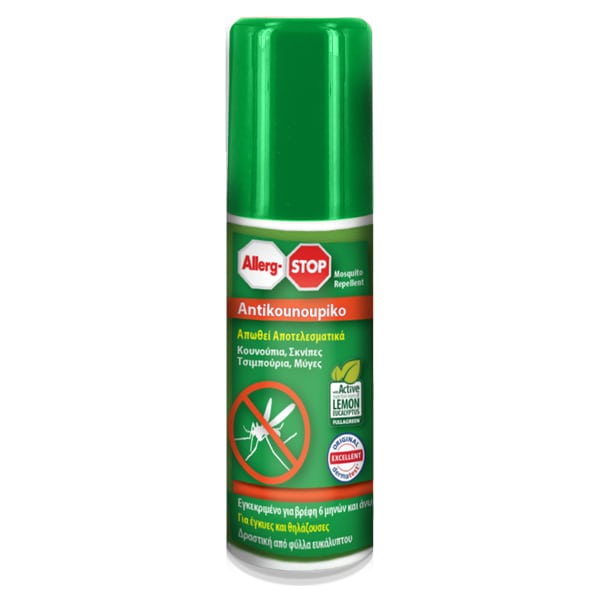 Allerg-Stop Anti-Mosquito Spray with Eucalyptus for Babies from 6 Months 100 ml