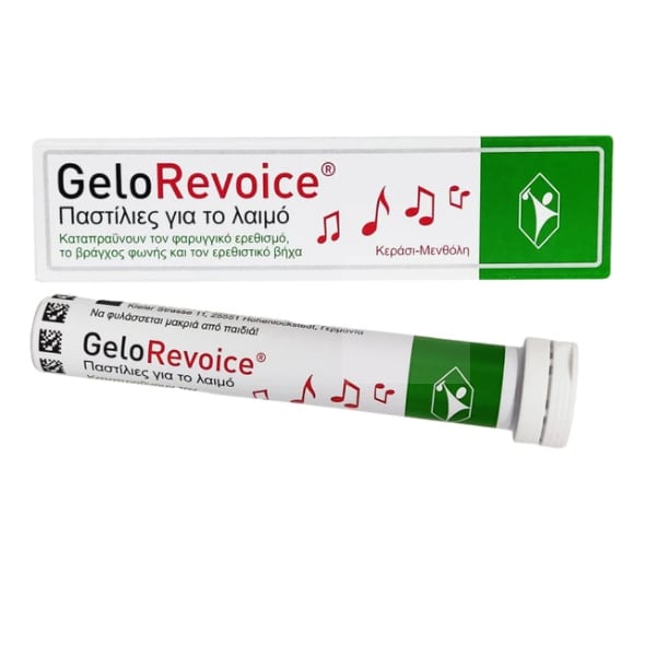 Pohl Boskamp GeloRevoice Sore Throat Pastilles Cherry-Menthol 20 copë