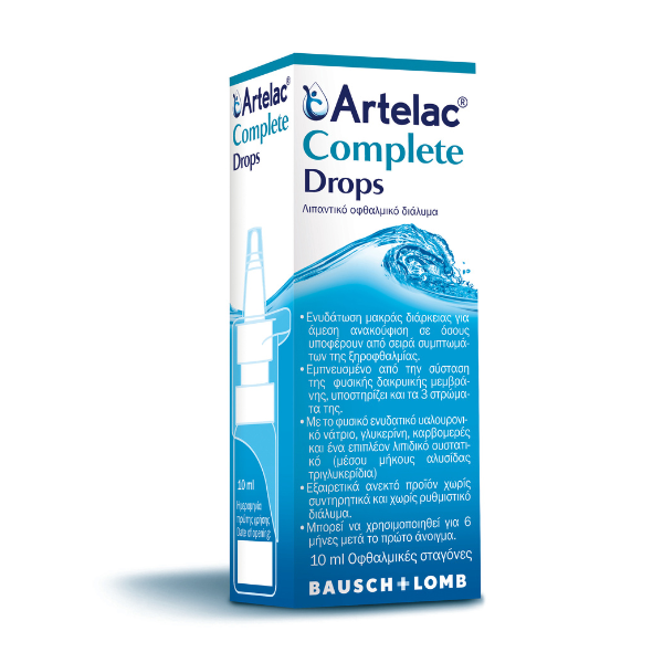 Bausch & Lomb Artelac Complete Lubricant Eye Drops 10 ml
