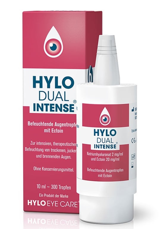 Ursapharm Hylo Dual Intense Lubricating Eye Drops 10 ml (300 pika)