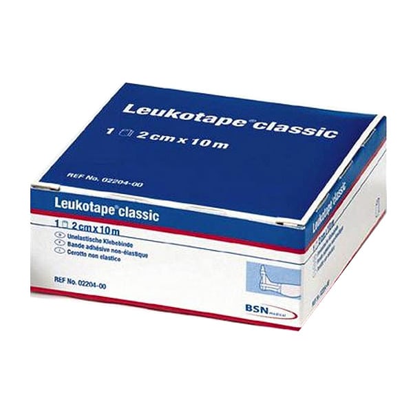 Leukoplast Leukotape Classic White Non-Elastic Adhesive Tape (2cm x 10m) 1 copë