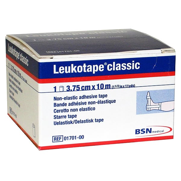 Leukoplast Leukotape Classic White Non-Elastic Adhesive Tape (3.75cm x 10m) 1 copë