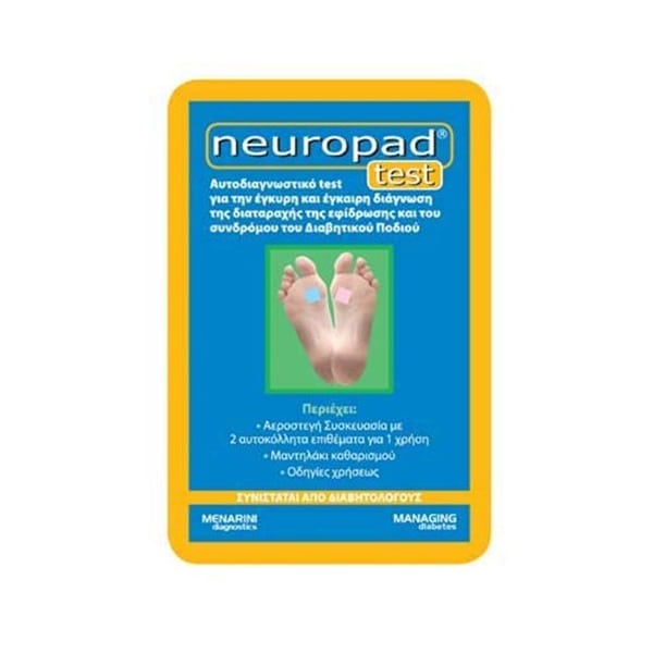 Menarini Neuropad Self-diagnostic Test for the Diagnosis of Diabetic Foot 1 copë