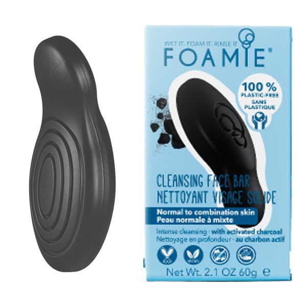 Foamie Cleansing Face Bar Too Coal to Be True for Oily Skin 60gr