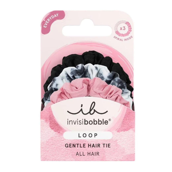 Invisibobble Loop Gentle Hair Tie 3 copë - Ji i butë