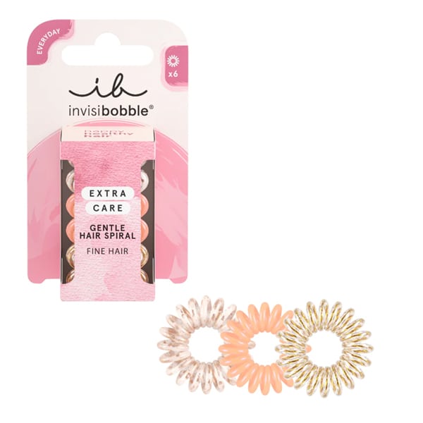 Invisibobble Extra Care Delicate Duties Gentle Hair Spirals 6 copë
