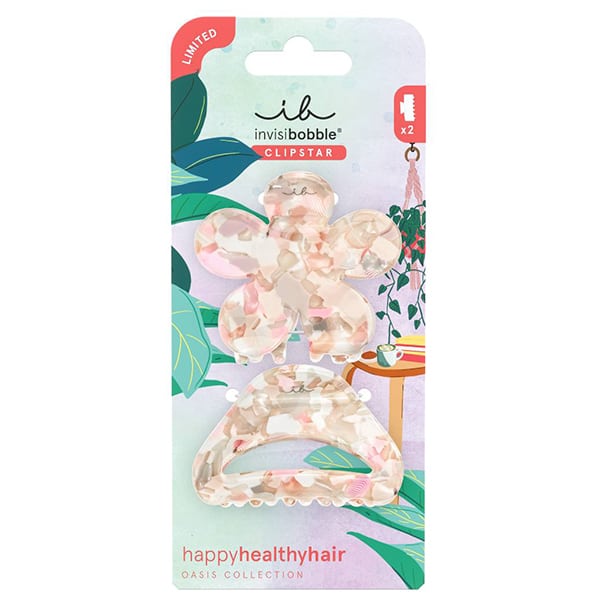Invisibobble Clipstar Oasis Refreshed Bloom Hair Clips 2 copë