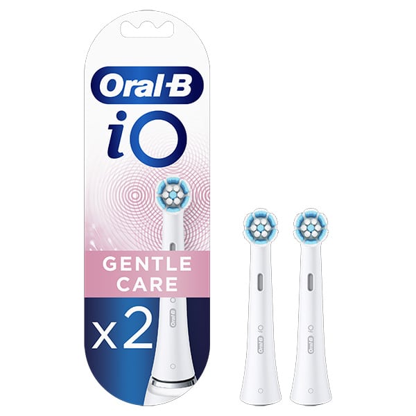 Oral-B iO Gentle Care White Replacement Electric Toothbrush Heads 2 copë
