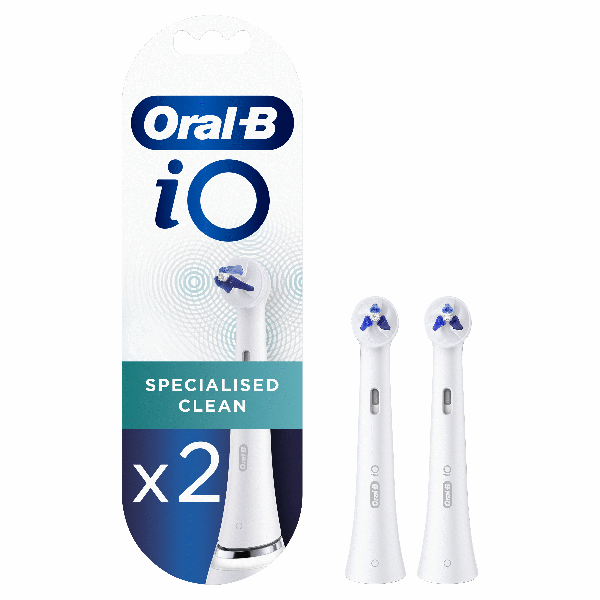 Oral-B iO Specialised Clean White Replacement Electric Toothbrush Heads 2 copë