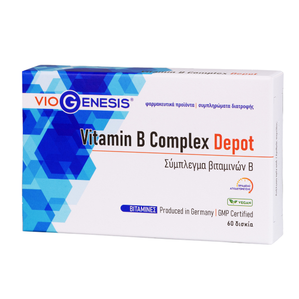 Viogenesis Vitamin B-Complex Depot 60 tableta