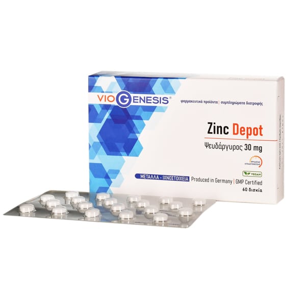 Viogenesis Zinc Citrate Depot 30mg 60 tableta