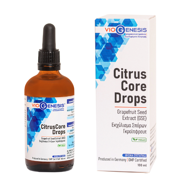 Viogenesis CitrusCore Drops Grapefruit Seed Extract 100 ml