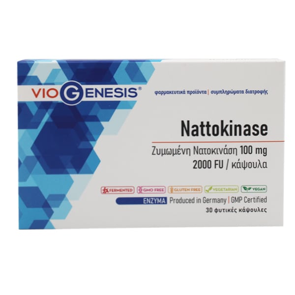 Viogenesis Nattokinase 100mg 2000FU 30 kapsula
