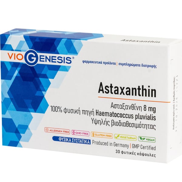 VioGenesis Astaxanthin 30 kapsula vegjetariane