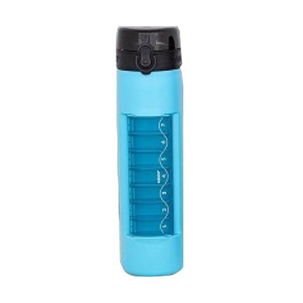 Anabox 2Go 700ml Bottle with 7-Day Pill Case 1 copë - Blu e çelët