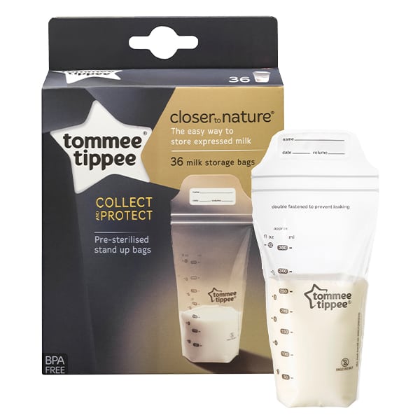 Tommee Tippee Closer to Nature 36x Milk Storage Bags 36 copë x 350ml