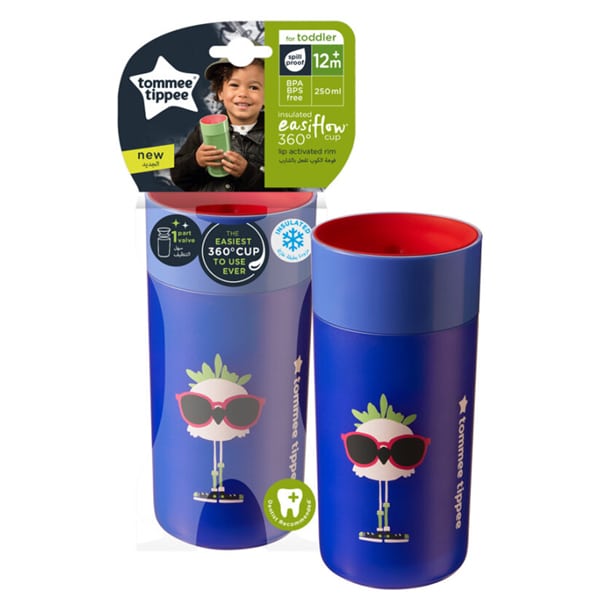 Tommee Tippee Educational Isothermal Cup 360° 12m+ 250ml - Blu-Blu