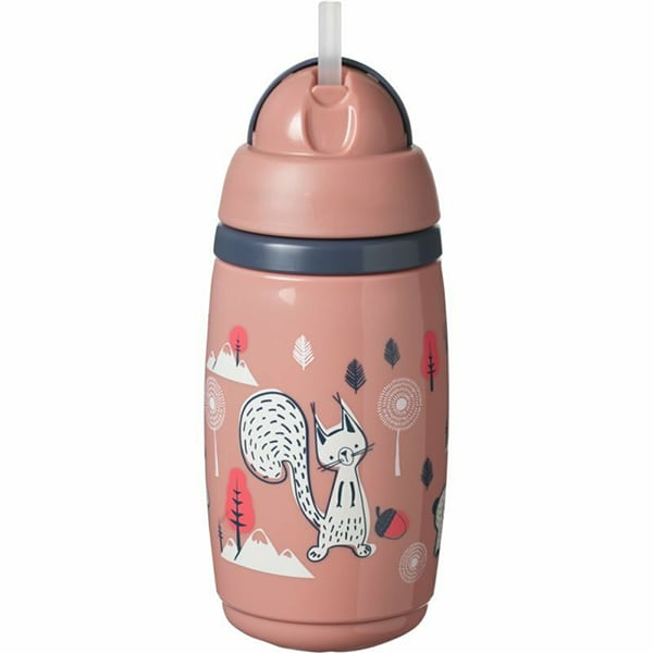 Tommee Tippee SuperStar Insulated Straw Cup 12m+ 266ml 1 copë - ROZË