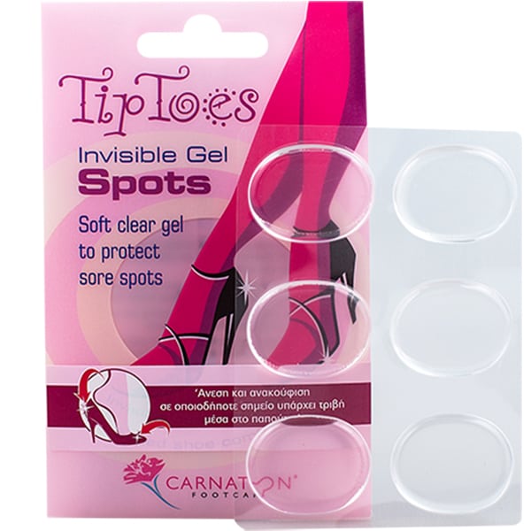 Carnation TipToes Invisible Gel Spots 6 copë