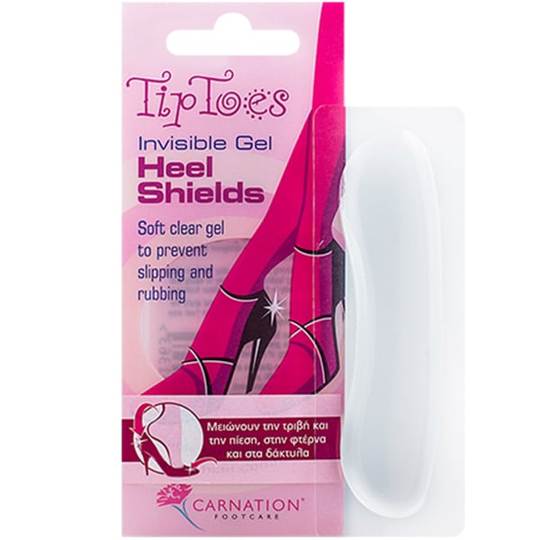 Carnation TipToes Invisible Gel Heel Shields 1 palë