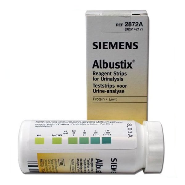 Siemens Albustix Urine Strips 50 copë