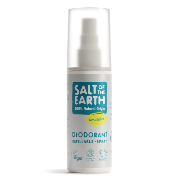 Salt of the Earth Natural Spray Deodorant Unscented 100 ml