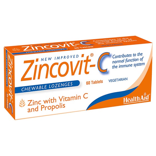 Health Aid Zincovit C 60 tableta përtypëse