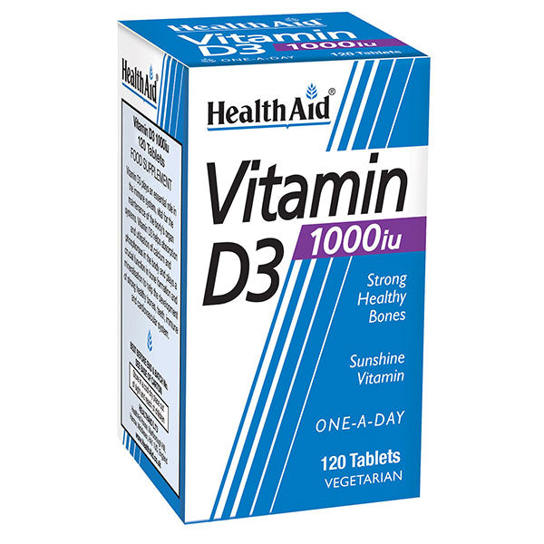 Health Aid Vitamin D3 1000IU 120 tableta