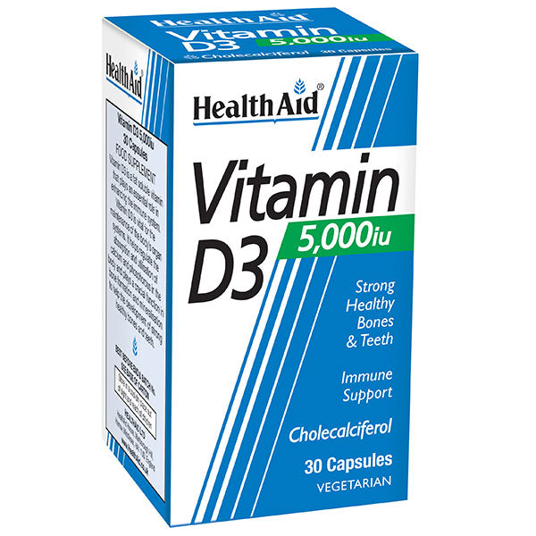 Health Aid Vitamin D3 5000IU 30 tableta