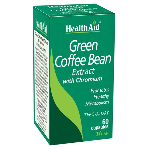 Health Aid Green Coffee Bean Extract 60 kapele