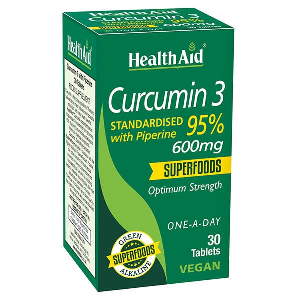 Health Aid Curcumin 3 600mg 30 tableta