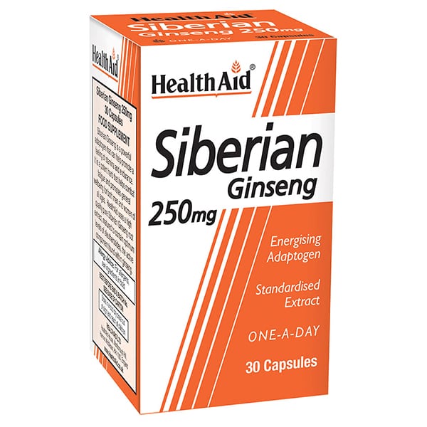 Health Aid Siberian Ginseng 250mg 30 kapsula