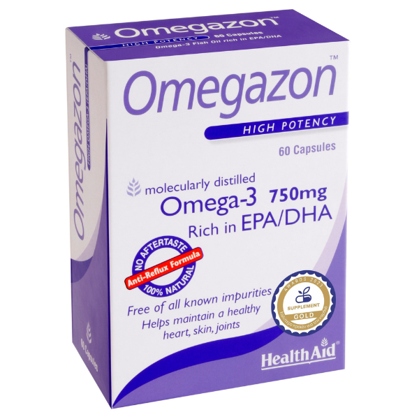 Health Aid Omegazon Omega-3 750mg 60 kapele