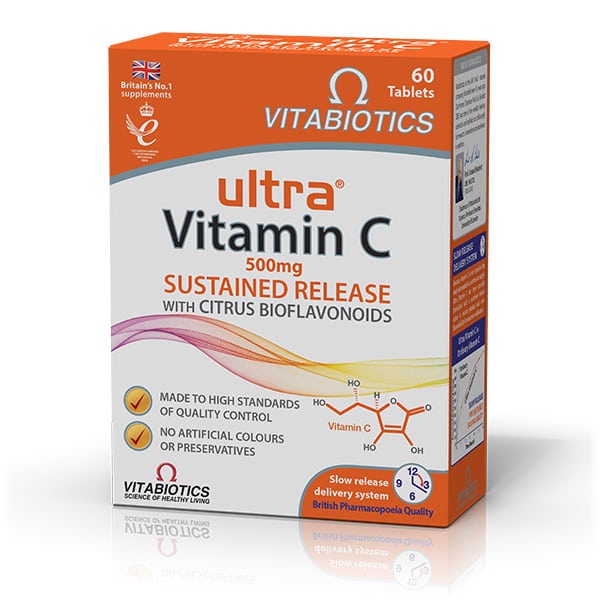 Vitabiotics Ultra Vitamin C Sustained Release 500mg 60 tableta