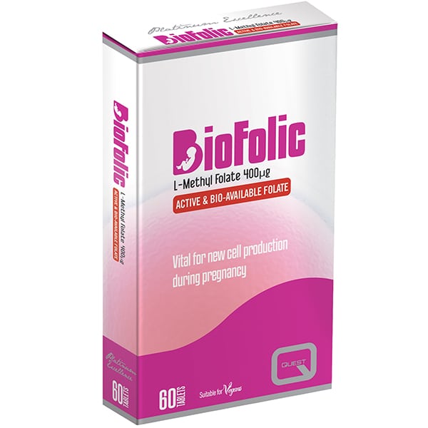 Quest Platinum Excellence BioFolic 400mg 60 tableta