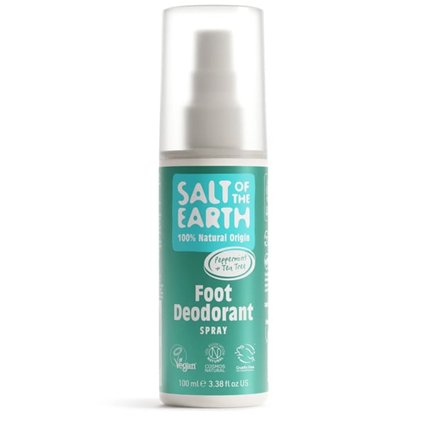 Salt of the Earth Peppermint & Tea Tree Natural Foot Deodorant Spray 100 ml