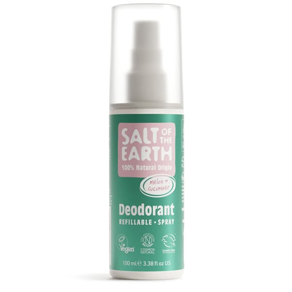 Salt of the Earth Melon & Cucumber Natural Refillable Deodorant Spray 100 ml