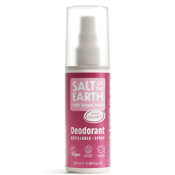 Salt of the Earth Fresh Strawberry Natural Refillable Deodorant Spray 100 ml