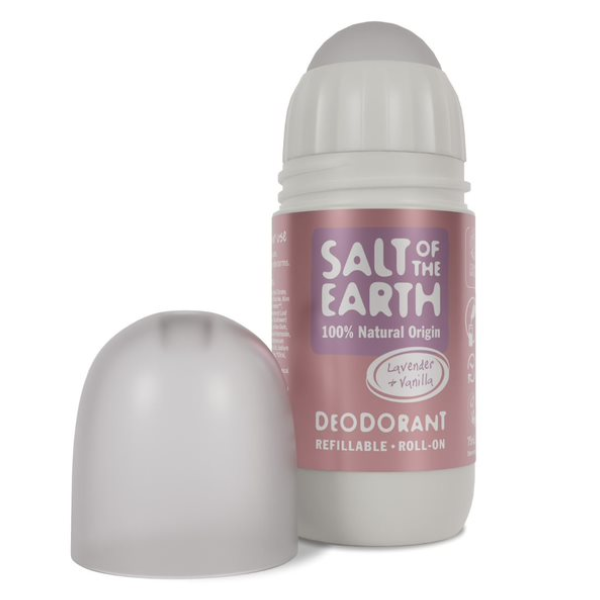 Salt of the Earth Vegan Refillable Roll-On Deodorant Lavender & Vanilla 75 ml