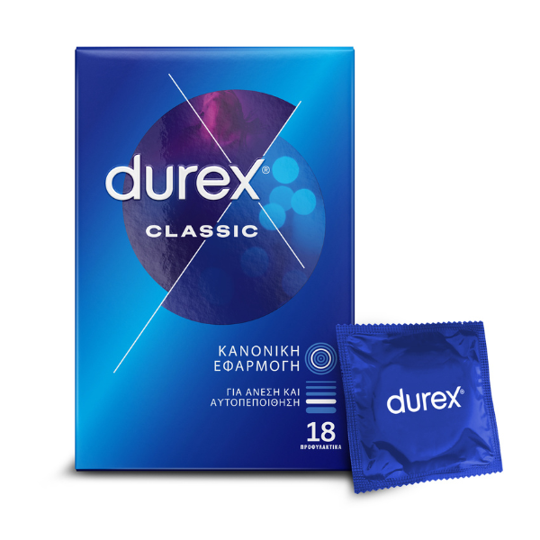 Durex Classic Condoms 18 copë