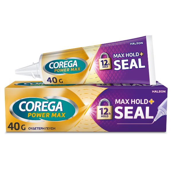 Corega Max Hold+Seal Denture Adhesive Cream 40 gr