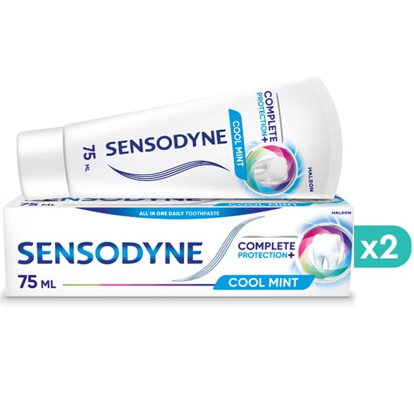 2x Sensodyne Complete Protection Toothpaste 2x75ml
