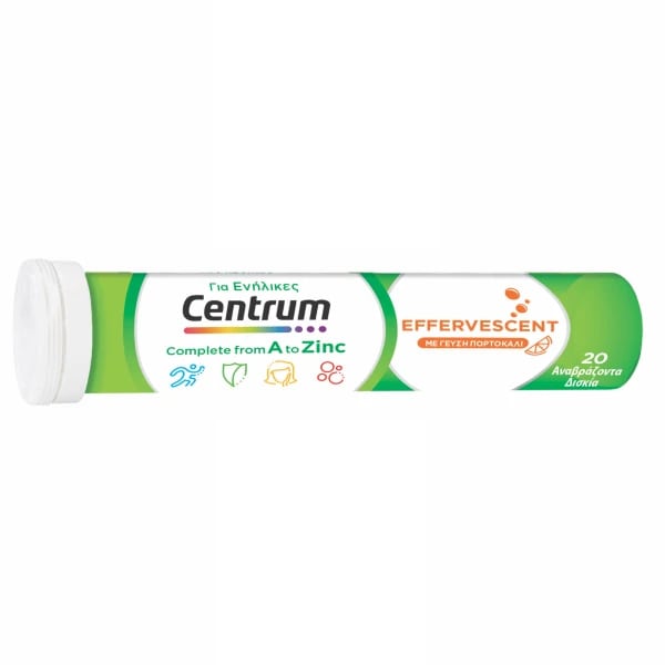 Centrum A to Zinc Effervescent 20 tableta efektive