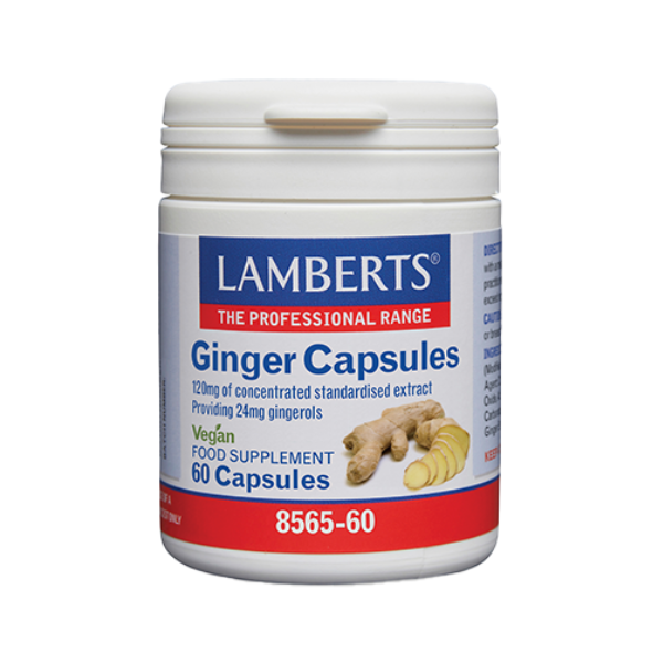 Lamberts Ginger Capsules 60 kapele