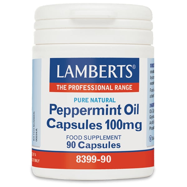 Lamberts Peppermint Oil Capsules 100mg 90 ndeshje