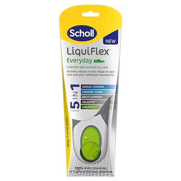 Scholl LiquiFlex EveryDay Insoles 5in1 1 palë