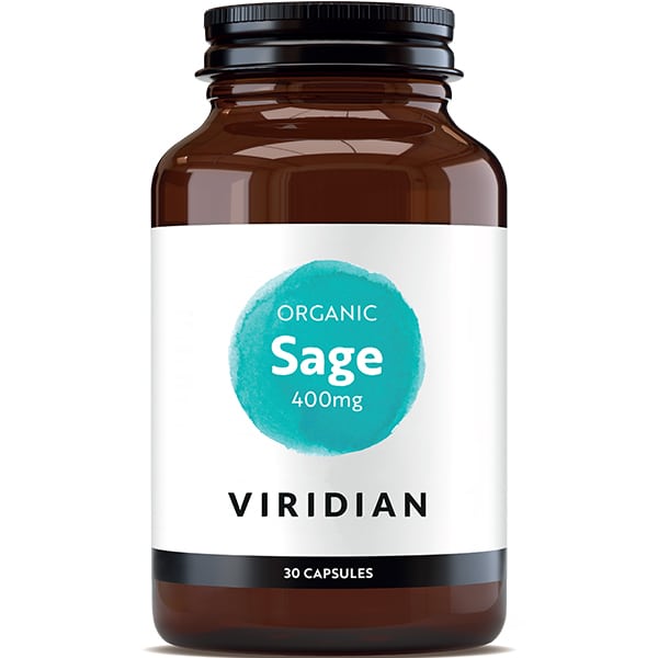 Viridian Organic Sage 400mg 30 kapsula