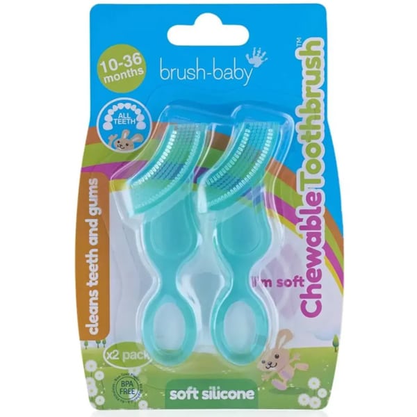 Brush-Baby Chewable Toothbrush 2 copë