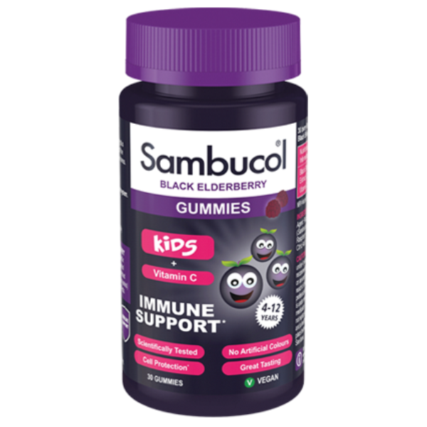 Galenica Sambucol Black Elderberry Kids & Vitamin C 30 karamele