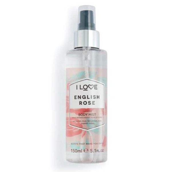 I Love English Rose Body Mist 150 ml